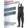 Полукомбинезон забродный NORFIN PILOT BOOTFOOT р.45-XL с сапогами 82231-45-XL